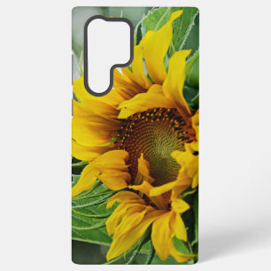 Mooie Zonnekbloem Portret Samsung Galaxy Hoesje