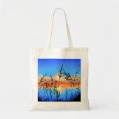Mooie zonneMeer - Spiegelen - Oorspronkelijk schil Tote Bag (Voorkant)