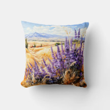 Mooie zonnige aquarel Prairie landschap