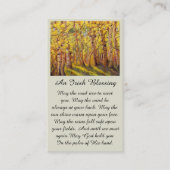 Mooie Zonnige Aspenbos-herdenkingskaart Visitekaartje (Voorkant)