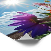 Mooie zonnige lentedag poster (Hoek)