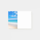 Mooie zonnige tropische strand foto post-it® notes (Voorkant)