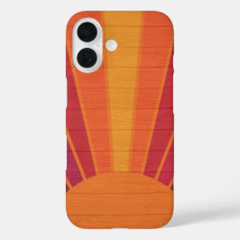 Mooie Zonnige Zonnestralen Zuidwestelijke Volkskun iPhone 16 Hoesje
