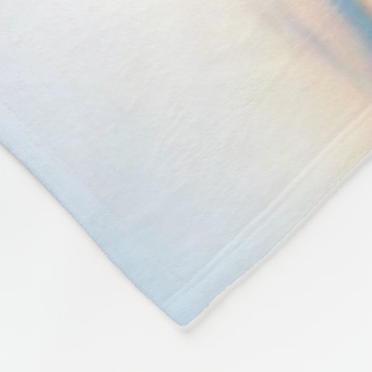 Mooie zonsondergang, aangepaste aanvalbride fleece deken (Hoek)