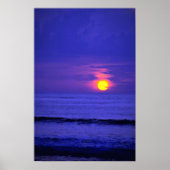 Mooie zonsondergang: Bali, Indonesië Poster (Voorkant)