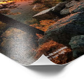 Mooie zonsondergang bij de Mogollon Rim Arizona Foto Afdruk (Hoek)