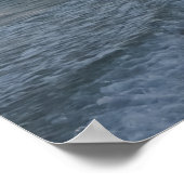 Mooie zonsondergang bij Pensacola Beach, Florida Poster (Hoek)