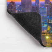 Mooie zonsondergang boven Indianapolis, Indiana, U Muismat (Hoek)