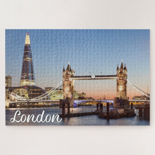 Mooie zonsondergang boven Londen, Engeland Legpuzzel (Horizontaal)
