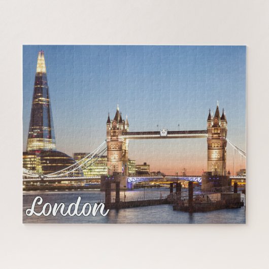 Mooie zonsondergang boven Londen, Engeland Legpuzzel (Horizontaal)
