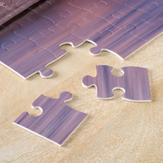 Mooie zonsondergang boven Parijs, Frankrijk Legpuzzel (Zijkant)