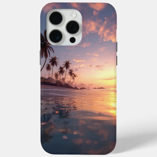 Mooie zonsondergang boven rustig water  Case-Mate iPhone case (Achterkant)