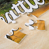 Mooie zonsondergang boven Seattle, Washington Legpuzzel (Zijkant)