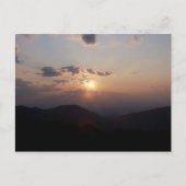 "Mooie zonsondergang" Briefkaart (Voorkant)