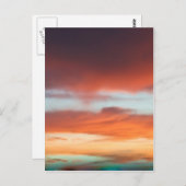 Mooie zonsondergang briefkaart (Voorkant / Achterkant)