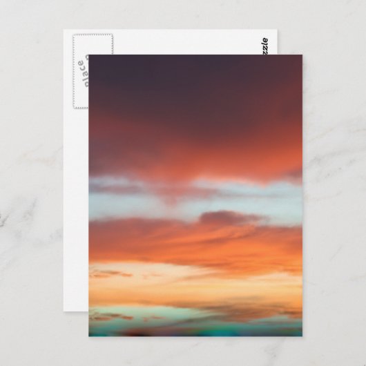 Mooie zonsondergang briefkaart (Voorkant / Achterkant)