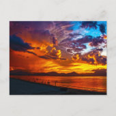 Mooie zonsondergang briefkaart (Voorkant)