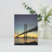 Mooie zonsondergang: Brug, San Francisco, Calif Briefkaart (Staand voorkant)