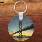 Mooie zonsondergang: Brug, San Francisco, Calif Sleutelhanger (Voorkant)