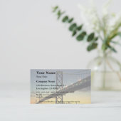 Mooie zonsondergang: Brug, San Francisco, Calif Visitekaartje (Staand voorkant)