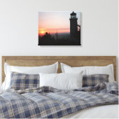 Mooie zonsondergang canvas afdruk (Insitu (Slaapkamer))
