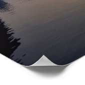 Mooie zonsondergang: de rivier de Li passeren, Gui Poster (Hoek)