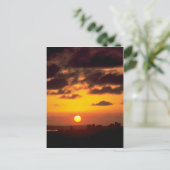 Mooie zonsondergang: Downtown skyline, San Diego,  Briefkaart (Staand voorkant)