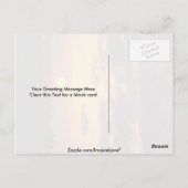 Mooie zonsondergang: Downtown skyline, San Diego,  Briefkaart (Achterkant)