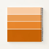 Mooie zonsondergang - Gradiënt Oranje Kleur Notiti Notitieboek (Achterkant)