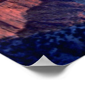 Mooie zonsondergang: Grand Canyon, Arizona Poster (Hoek)