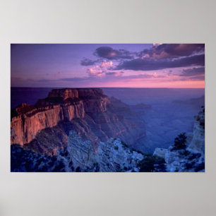 Mooie zonsondergang: Grand Canyon, Arizona Poster