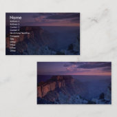 Mooie zonsondergang: Grand Canyon, Arizona Visitekaartje (Voorkant / Achterkant)