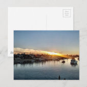 Mooie zonsondergang in de haven van Balboa Briefkaart (Voorkant / Achterkant)