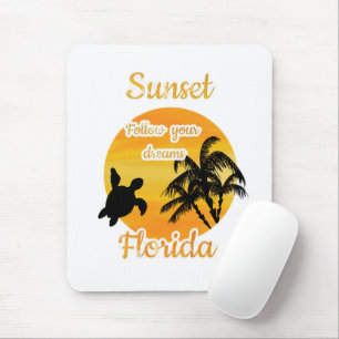 Mooie zonsondergang in Florida Muismat