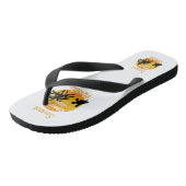 Mooie zonsondergang in Florida Teenslippers (Schuin)