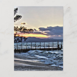 Mooie Zonsondergang in Montego Bay, Jamaïca Briefkaart