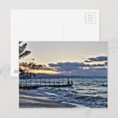 Mooie zonsondergang in Montego Bay, Jamaica Briefkaart (Voorkant / Achterkant)