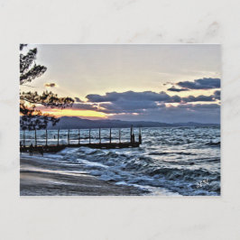 Mooie zonsondergang in Montego Bay, Jamaica Briefkaart