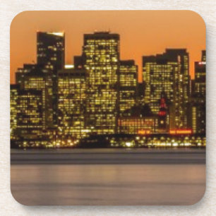 Mooie zonsondergang in San Francisco Drankjes Onderzetter