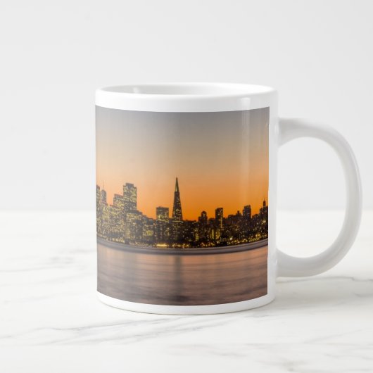 Mooie zonsondergang in San Francisco Grote Koffiekop (Rechts)