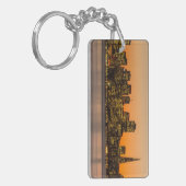 Mooie zonsondergang in San Francisco Sleutelhanger (Voorkant Links)