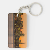 Mooie zonsondergang in San Francisco Sleutelhanger (achterkant)