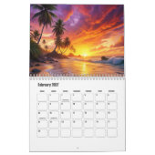 Mooie zonsondergang kalender (Feb 2027)