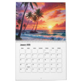 Mooie zonsondergang kalender (Jan 2026)