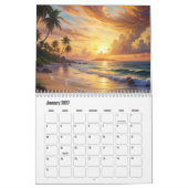 Mooie zonsondergang kalender (Jan 2027)