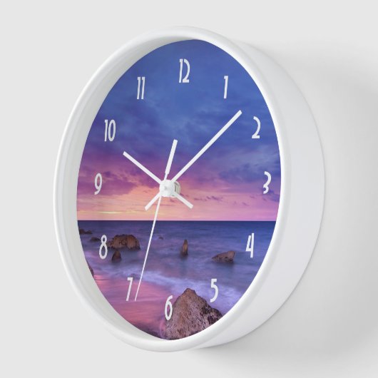 Mooie zonsondergang kustfoto (Hoek)