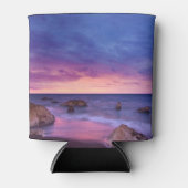 Mooie zonsondergang kustfoto blikjeskoeler (Voorkant)