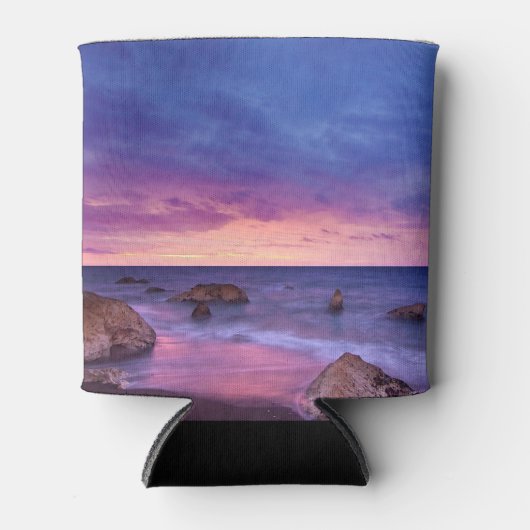 Mooie zonsondergang kustfoto blikjeskoeler (Voorkant)