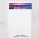 Mooie zonsondergang kustfoto briefpapier (Voorkant / Achterkant)
