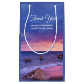 Mooie zonsondergang kustfoto dank u klein cadeauzakje (Voorkant)